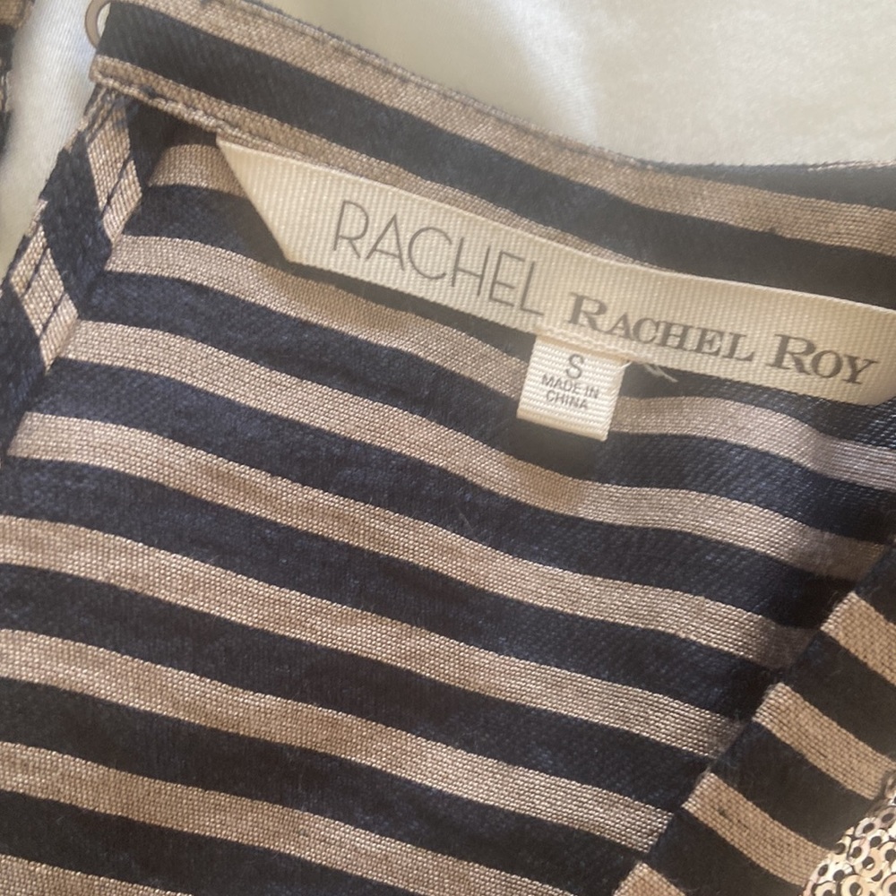 Rachel Roy Python Sequin Racer Back Tank Top - Picture 3 of 6